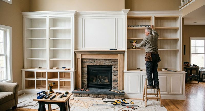 Bookcase Installation in Alexandria, VA