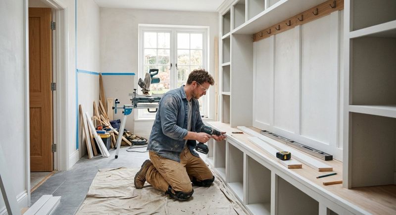 Built In Tv Cabinetry in Woodbridge, VA